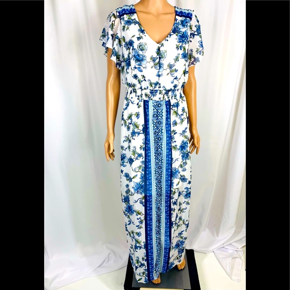 New York & Company Floral Maxi Dress